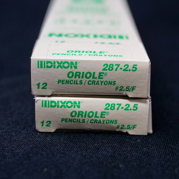 Dixon Pencils Oriole No. 287 - 2.5 F - 24 Total NEW NIB NOS 2-1/2 - Picture 3 of 3